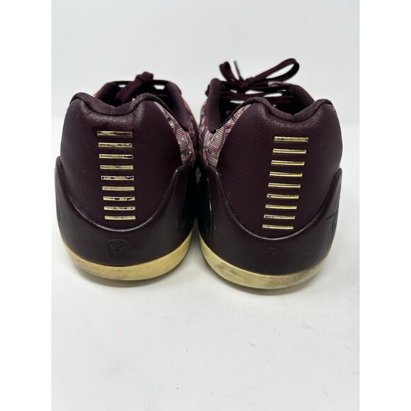 Nike Kobe 9 EM Low Deep Garnet Gold 646701-676 Size 13 Authentic main image 6